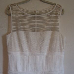 Tadashi Shoji white dress